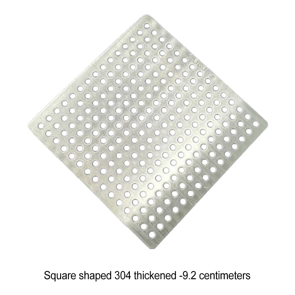 Square Drain Cover For Floor Drains Wide Applications Stainless Steel Easy To Install Easy To Clean
