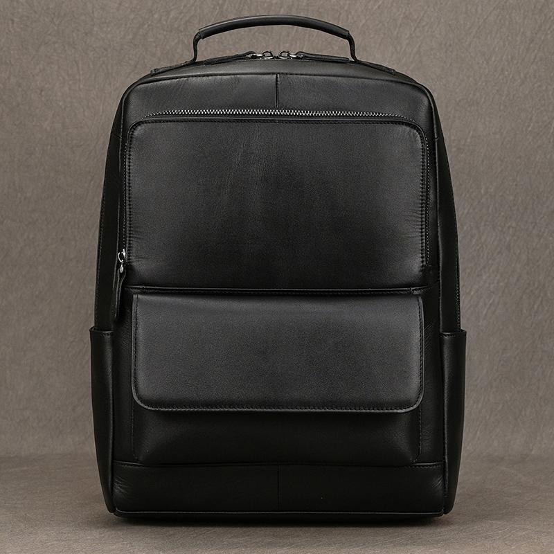 

Crazy Horse Leather Backpack Bag For Man Male Genuine Leather Laptop Computer Backpacks Travel Bag Business Men School Bag