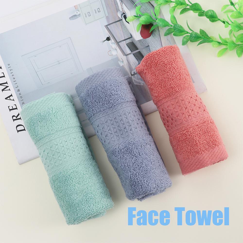 Hot Absorbent Cotton Dry Body Face Towel Square Scarf Wash Cloths