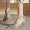 Fashion 2025 New Summer Sexy Nightclub Pole Dancing Women Pumps Fashion Glitter Sequined Elegant Party Wedding High Heels Shoes