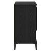 Sideboard Black Oak Effect 60 x 35 x 70 cm Wood Based Material