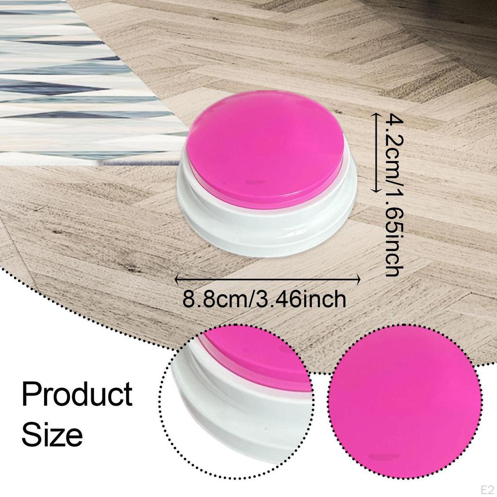 Nagrywalny Mówiący Przycisk dla Kota Psa Dzieci Zabawka Edukacyjna 30S Brzęczyk Odpowiedzi