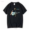 New Joe Satriani Signature For Fan Black All Size T Shirt He762 Vintage Washed Homme Designer Clothes Breathable