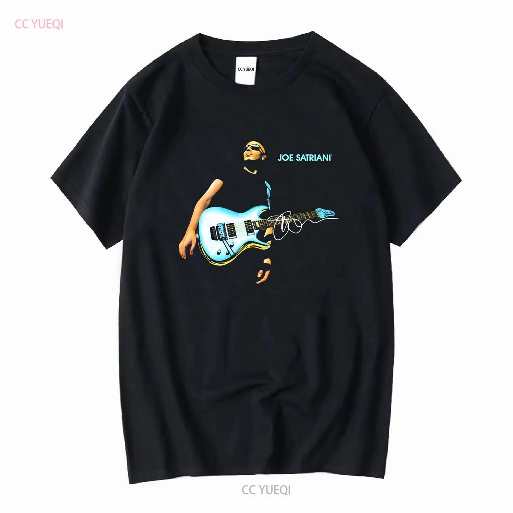 New Joe Satriani Signature For Fan Black All Size T Shirt He762 Vintage Washed Homme Designer Clothes Breathable