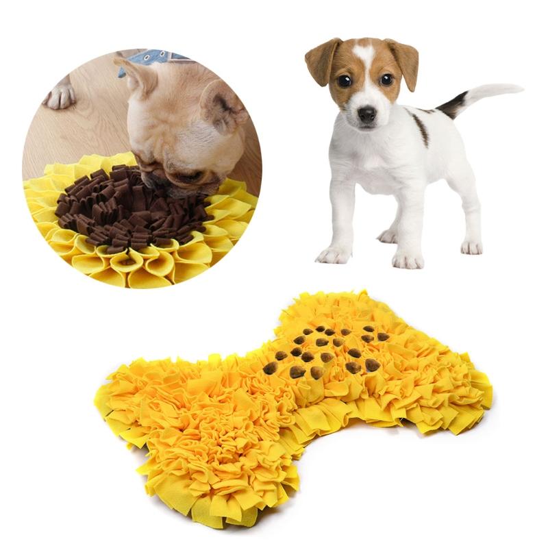 dog bone feeding mat