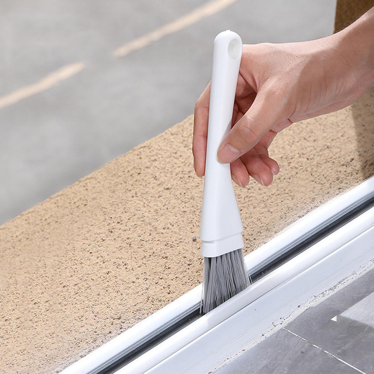 

1 шт. Щетка для чистки оконных пазов, совок для мусора, 2 в 1, бытовые чистящие средства, очиститель оконных пазов, дверной пол, клавиатура, щетка M