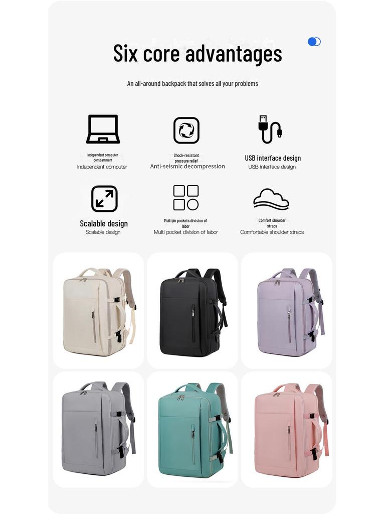 Unisex Waterproof Business & Travel Backpack - Lightweight & Stylish for Men and Women
