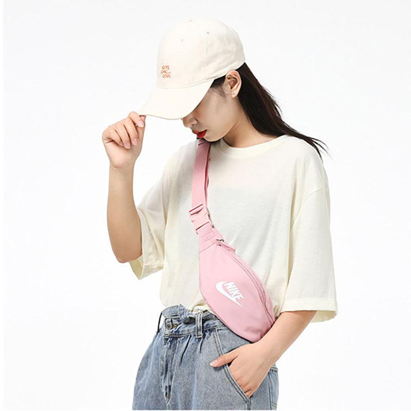 Nike Fabric Shoulder Bag Crossbody Bag Sling Bag Fanny Pack Regular Unisex Cherry Blossom Pink Casual DB0488-630