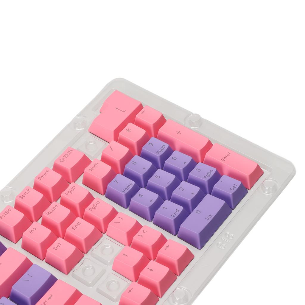 PBT Keyboard Keycaps 2 Color Injection Molding Light OEM Height Combination Keycaps for Mechanical Keyboard
