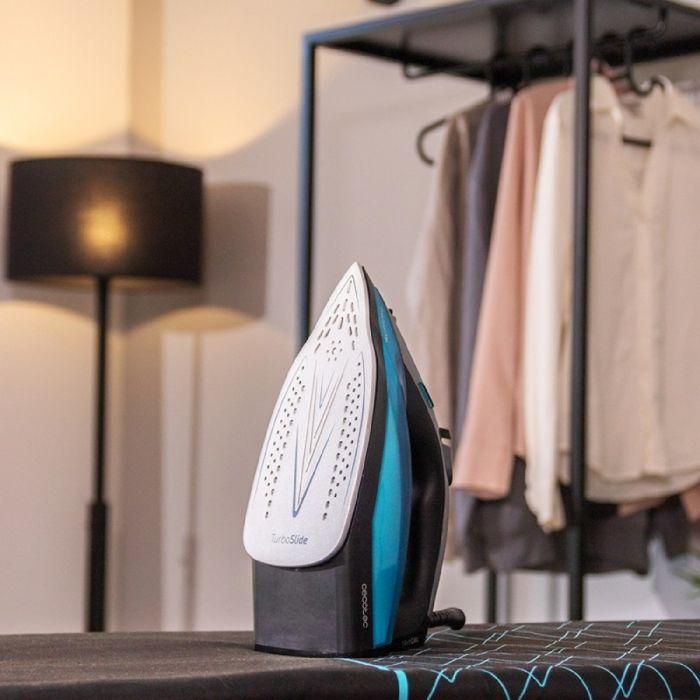 Cecotec Horizontal Steam Iron, Blue