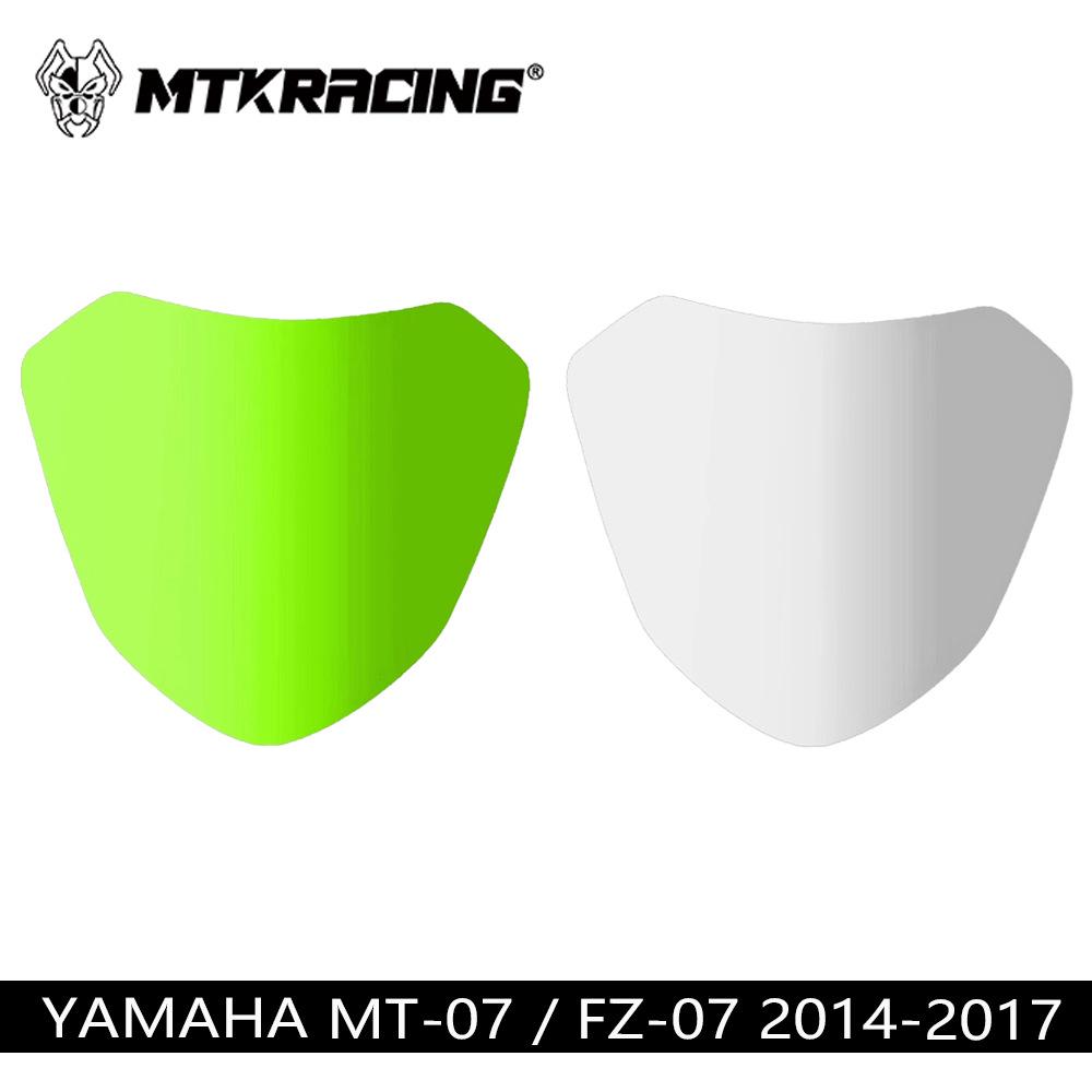 

Yamaha MT/FZ07 (2014-2017) Modified Headlight Lens Cover Sticker. фарби люмінесцентні зелений колір