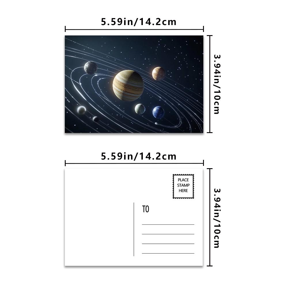 32pcs, Space and Planet Postcards, Astronomy, Greeting Cards, DIY Postcards, Decorations, Collectible and Giftable