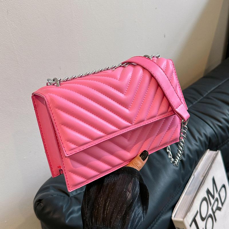 Bag Women'S Summer Annual Rhombus Bag High Value Niche Popular Crossbody Bag Chain Underarm Bag