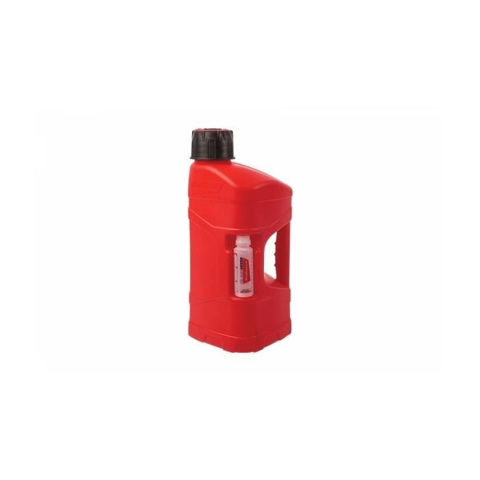 Bidon - POLISPORT - ProOctane - 10L - Rouge - Mélangeur 100ml