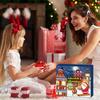 Christmas Advent Calendar DIY Pendant Bracelets Christmas 24 Days Countdown Calendar Gift Box Set