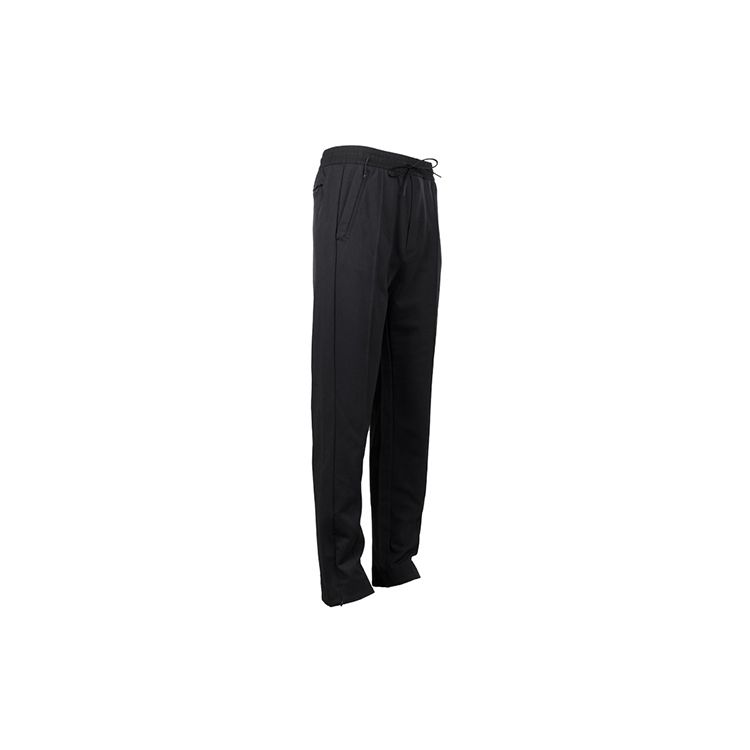 Y-3 Solid Color Elastic Waist Straight Leg Casual Pants Men bottoms Black HG8607