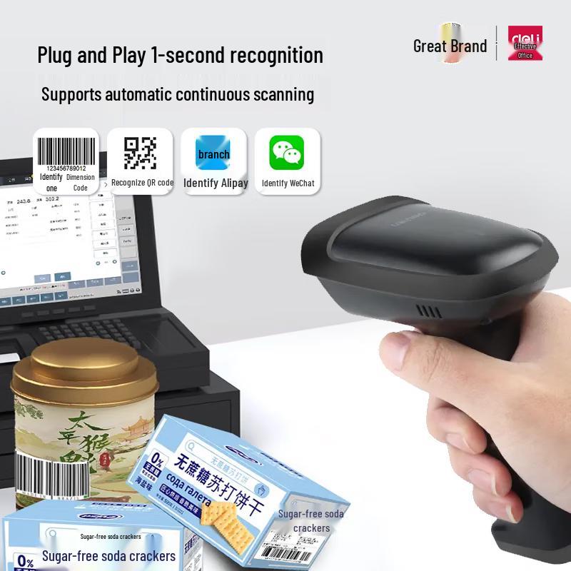 Wireless 1D 2D Barcode & QR Code Scanner