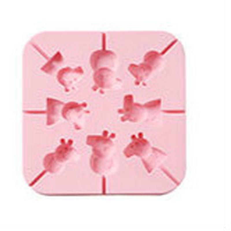 Silikon kalıp pişirme DIY aracı lolipop çikolata çocuk kare şeker kalıbı