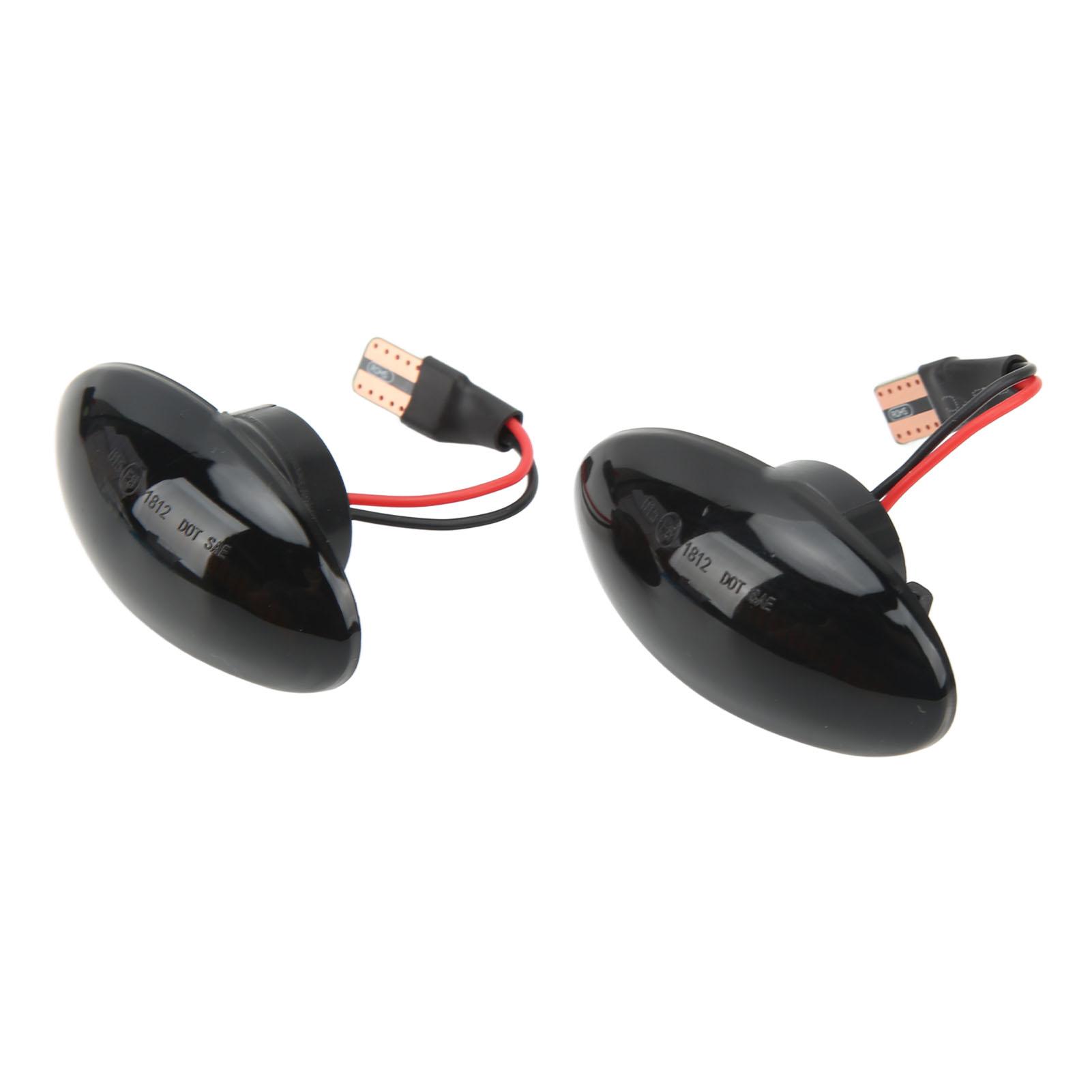 

LED Dynamic Side Marker Light Smoked Lens Turn Signal Indicator Lamp for Cooper R50 R53 20022006