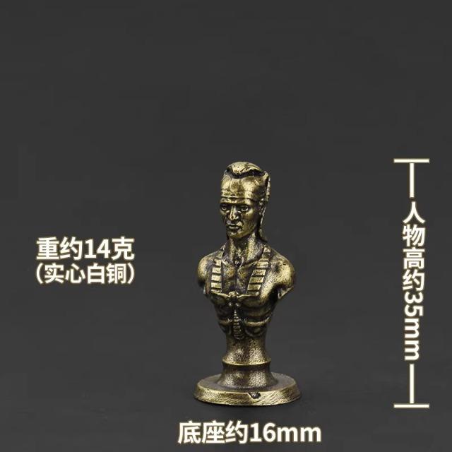 Solid Brass Metal Luxury Chess Pieces Set Ancient Egyptian Pharaoh Theme Vintage Desktop Decor for Men Gift Collection
