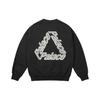 Palace P3 Chain Puff Crew Black Unisex Tops P29CW006