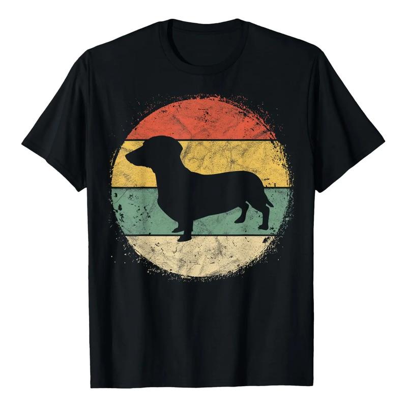 Camiseta Circular Retro Para Propietario De Un Perro Salchic S