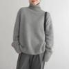 Autumn and Winter Cashmere Pullovers Sweaters Women Fashion Solid Loose Casual Knitted Turtleneck Sweater Ladies Elegant Soft Warm Knit Jumpers 25466