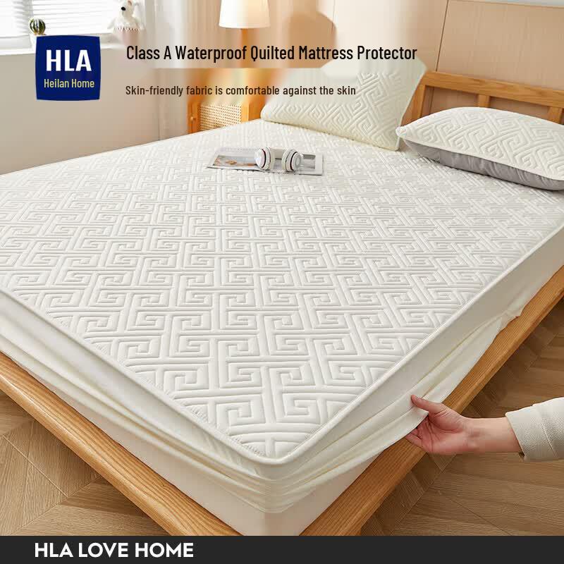 Hailan Home Quilted Waterproof Fitted Sheet
