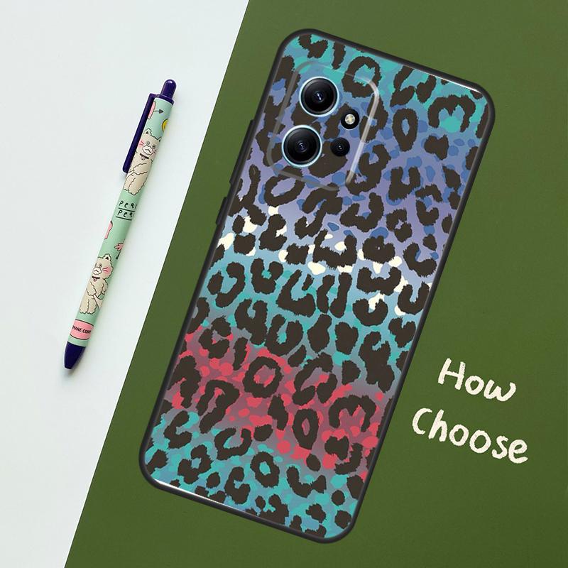 Leopard Skin Case For Xiaomi Redmi Note 14 10 11 12 13 15 Pro Plus Cover For Redmi 15 13C 12C 10C 14C 15C