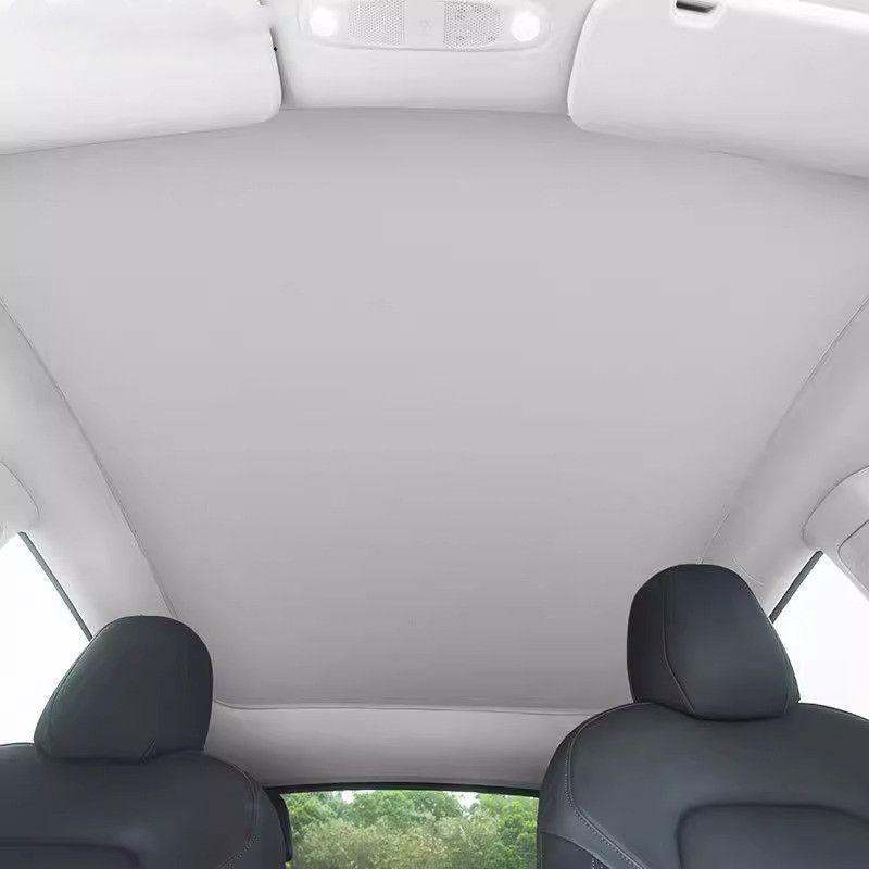 Tesla Model Y/3 Sunroof Heat Insulation Sunshade - Silicone, Electrostatic Adsorption