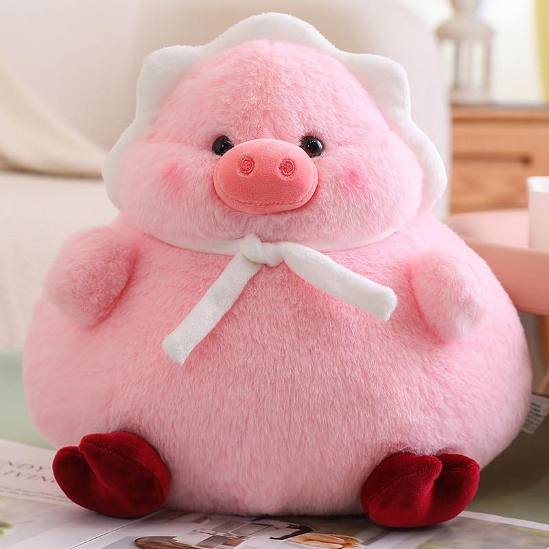 Turban Chicken Cartoon Pig Plush Toy Animal Stuffed Doll Kids Decoration Gift