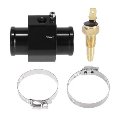 X AUTOHAUX Auto Motor Temperatur Sensor Schalter Kühler Schlauch Anschluss Adapter Schlauchdurchmesser 32mm 170'F Ein-155'F Aus 1 Satz