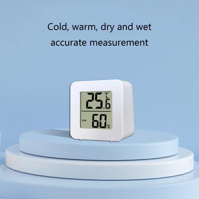 Estación Meteorológica de Oficina Interior para el Hogar Higrómetro Digital LCD Sensor Medidor de Humedad Termómetro Electrónico Temperatura