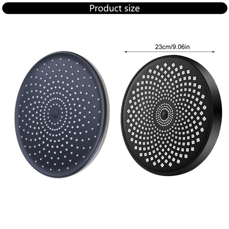 Water Saving Shower Head Featuring Advanced Pressure Boosts & Large Sprays Surfaces for Efficient Rinsing Use