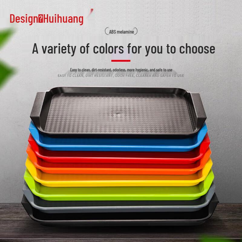 Commercial Non-slip Rectangular Serving Tray