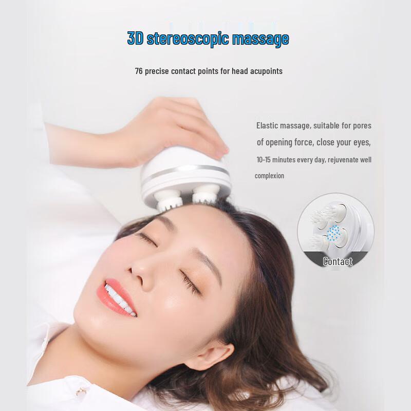Electric Waterproof Scalp Massager CN plug (adapter included)