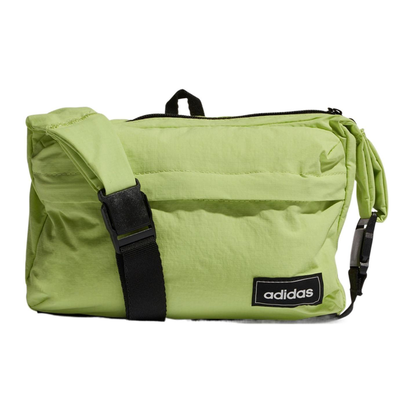Adidas Sports Casual Fabric Shoulder Crossbody Bag Regular Couple Style Unisex Bags Green HT6775 Green 11650₽