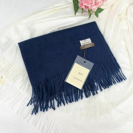Women's Faux Cashmere Warm Scarf - Autumn/Winter Solid Color Korean Style Shawl