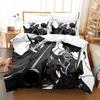 3d Printing Game Afro Samurai Bedding Set Cartoon Anime Three-piece Set Adult Kid Bedroom Duvet Cover Sets 3D Print Kawaii Girls