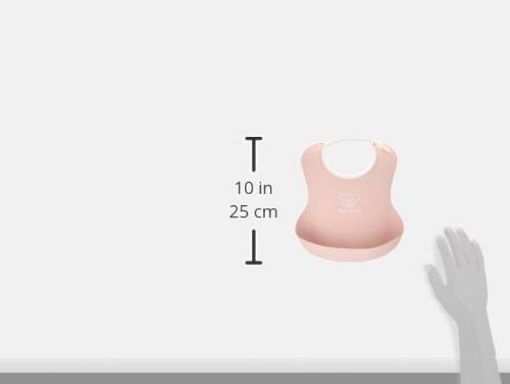 BabyBjorn Baby Powder One Size Fits Adjustable Design for Less Burden Bib, Pink, All, Neck, Ultra-Lightweight