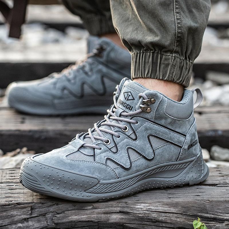 Pracovní obuv s ocelovou špičkou Pánská nezničitelná bezpečnostní obuv Protiskluzová pracovní obuv Aniti-Slip Pánská bezpečnostní obuv Ochranná obuv Pánské