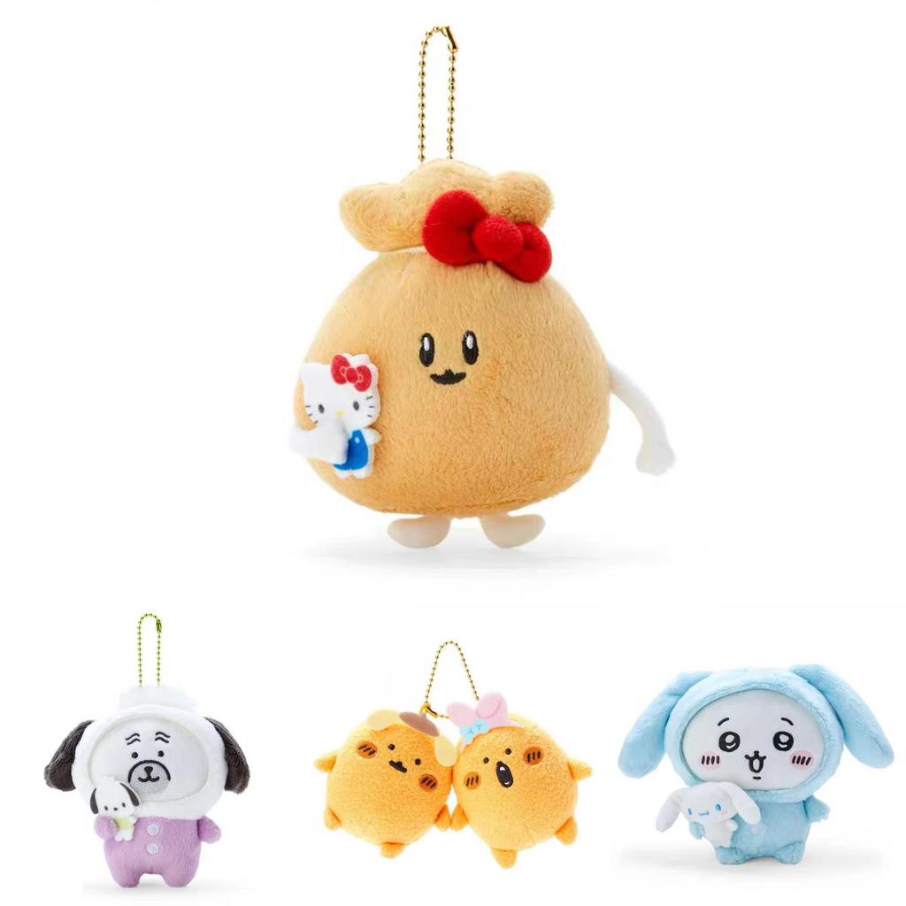 Adorable And Soft Sanrio Plush Toy Collection Featuring Cinnamoroll And Pompompurin