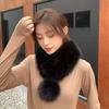 Plush Neck Warmer Snood Thickened Winter Neck Wrap Fashion Fur Collar Trim  Autumn Winter