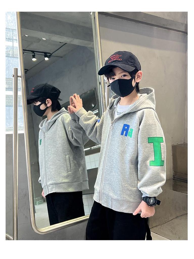 Boys' Hooded Sweatshirt 2025: Spring & Autumn Fashion for Kids
