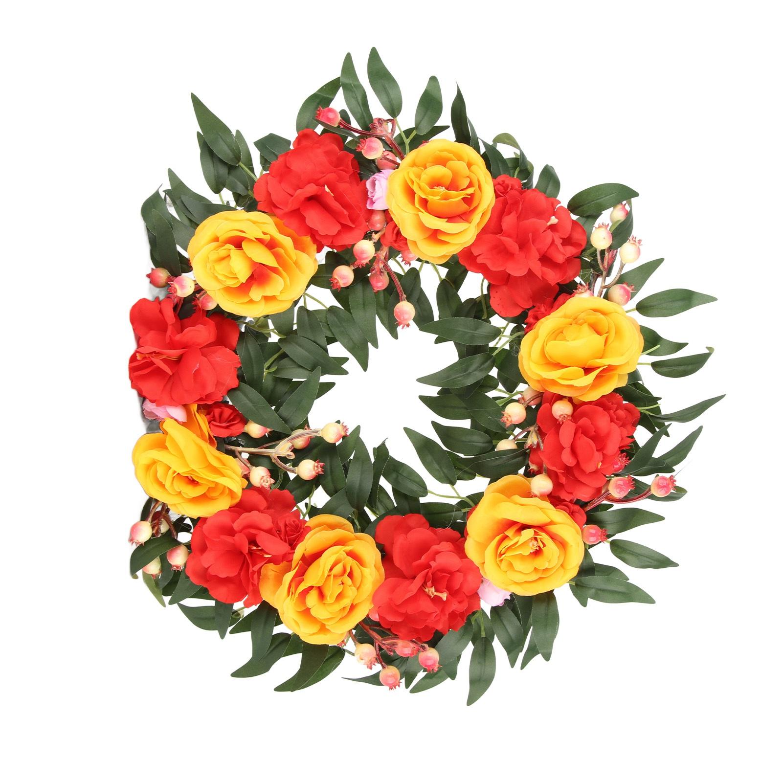 

Halloween Garland Artificial Garland Window Door Hanging Wreath for Halloween Decor