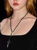Eireve KEY & BEADS NECKLACE (BLACK)