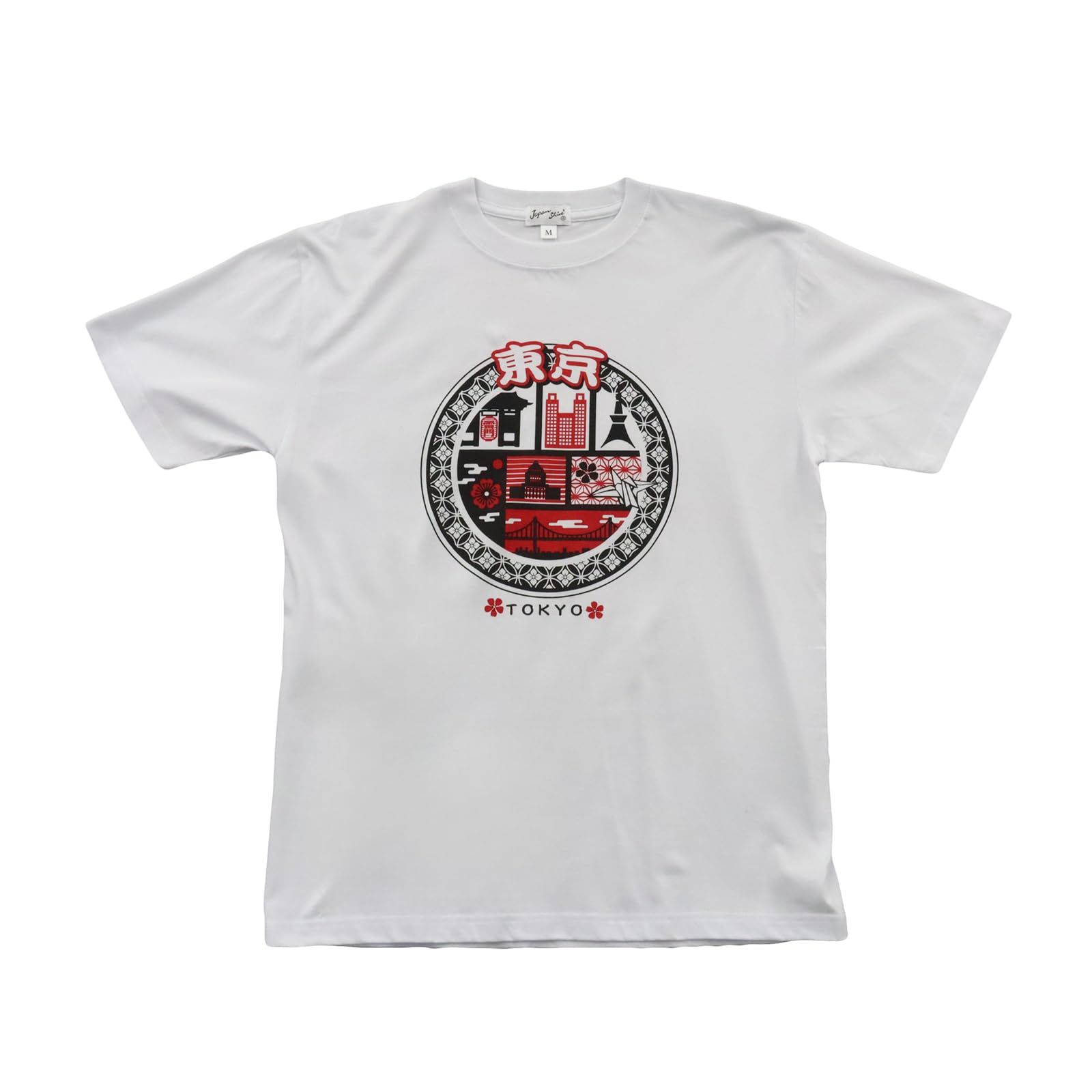 Japanese Souvenir Circle L White Shin-ei [T-shirt Tokyo]