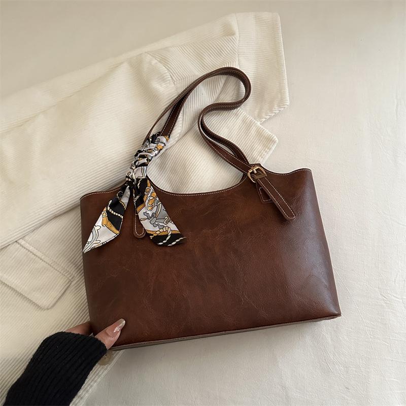 

Премиальный шелковый шарф сумочка новая универсальная на плечо подмышку сумка ретро деловая сумка-тоут