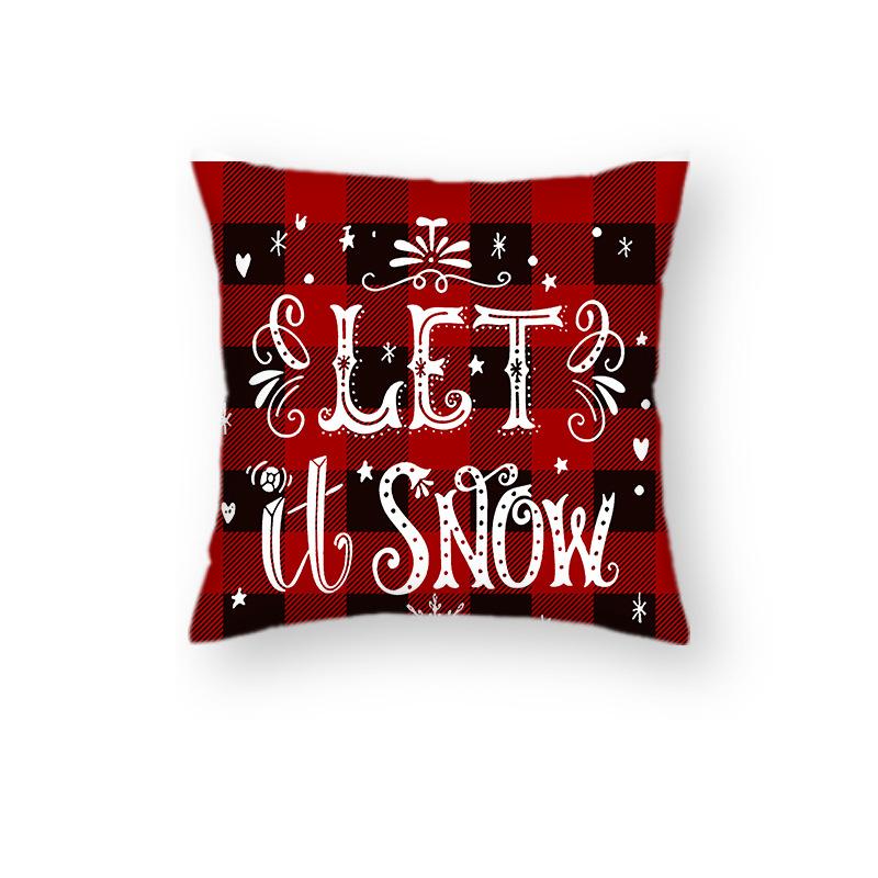 

Nordic New Year Christmas Sofa Pillow Ins Cushion Pillow Case Festive Decoration Sofa Living Room Pillow Case 45*45cm
