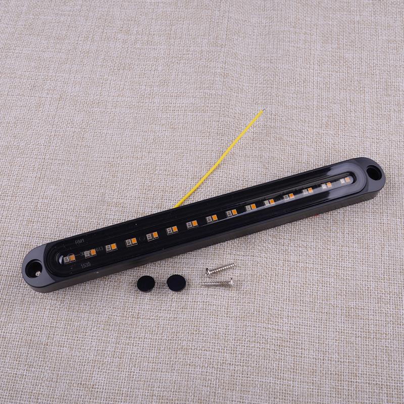 2Pcs 10" LED Tail Brake Stop Light Bar Flowing Sequential Turn Signal Lamp DRL Universal For Truck Trailer RV Lorry Van Car SUV